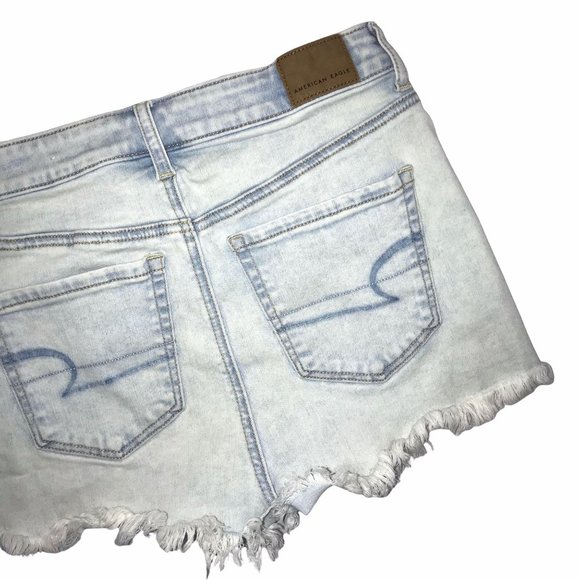 American Eagle Hi-Rise Shortie Mom Shorts 4 - Picture 8 of 8